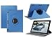Produktbild HereMore Lenovo TB-X103F/Tab 2 A10-30/Tab 2 A10-70 Hülle, 360 Grad Rotierend Schutzhülle Tasche für Lenovo Tab 3 10 Plus/Tab 3 10 Business 10,1 Zoll Tablet, Himmelblau (mit Auto Schlaf/Wach Funktion)