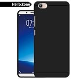 Hello Zone Exclusive Matte Finish Soft Back Case Cover for Vivo Y71 - Black
