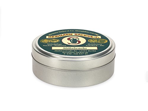 Möbelwachs farblos 100ml natürlicher Holzwachs fest für die Holzpflege Möbelpflege Holzschutz Antikwachs Möbel Wachspflege hell - 2