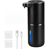 Greentech Sens&ouml;rl&uuml; USB Şarjlı K&ouml;p&uuml;k Sabunluk/GT-SD03S | Otomatik, Type-C, Temassız, Tezgah &Uuml;st&uuml;, 4 Kademe Sabun Ayarı, IPX5 S