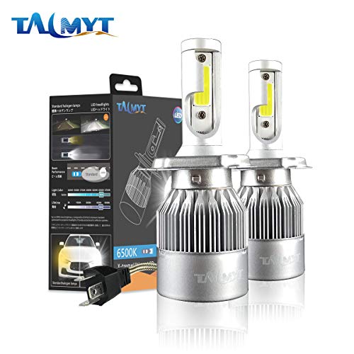 Bombilla H4 LED Coche, 72W / Set 10000LM LED Faros Delanteros Bombillas, Reemplazo de la Luz Halógena, 2 Lámparas - 2 años de garantía