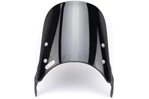 TUKLYE Windshield For SUZUKI VX800 SV650 GS500/E/F GSF 600/1200 BANDIT Windscreen Pare-brise Motorcycle Accessories 7" Round Headlight