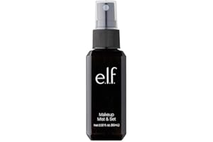 e.l.f. Makeup Mist & Set, Setting Spray, Long Lasting Wear, Soothing & Hydrating Ingredients, Small, 60ml
