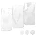 Produktbild Generic Huawei P20 Pro Handyhülle, 3X TPU Gemalt Hülle Case Schale Schutzhülle handytasche Stoßdämpfung Cover, Weißer Löwenzahn + weißer Feder-Fliegen-Vogel + weiße Blumen