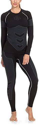 SnowEra Womens Winter Ski Snowboard Base Layer/Baselayer Shorts Thermal Underwear – seamless (Seamless) – Perfect for the cold season