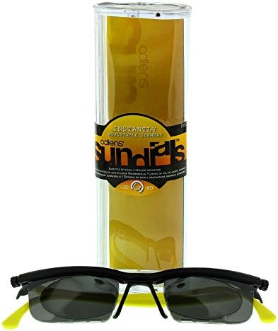 Adlens Sundials Black &amp; Green Unisex Variable Focus Eyewear