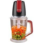 Kiwi Gıda Doğrayıcı Rondo 8 Bı&ccedil;aklı 2.5 L Geniş Hazneli Kaymaz Tabanlı Kc-8244 Siyah