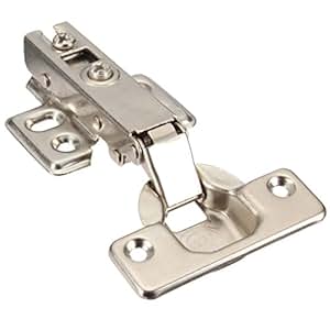 2 Stück 95-110° Küchen Schrank Möbel Türscharnier Aufschraubscharnier