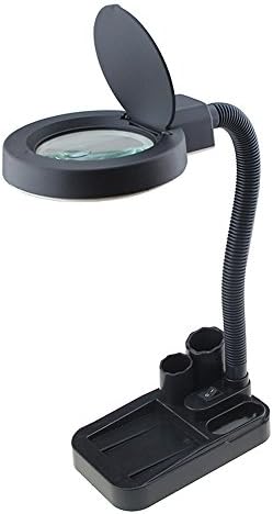 Mobile Phone Maintenance Desktop Magnifier Desk Lamp 40 LED Magnifier With Magnifier Old Man Reading Zoom In 5 ~ 10 Times With Tool Box LED Magnifier For Maintenance Reading