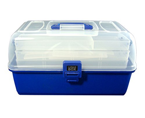Lunar Box - Caja de pesca (3 niveles, compartimentos intercambiables)