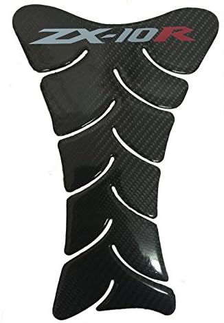 Real Carbon Fiber Fuel Gas Tank Protector Pad For Kawasaki ZX10R Ninja