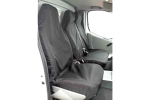 FACTOR FIRST GRAFTER N35.150T CHASSIS CAB HEAVY DUTY 2+1 BLACK WATERPROOF VAN SEAT COVERS DRIVER + DOUBLE PASSENGER SEATS