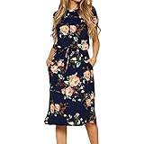 weißes unterkleid Damen Abendkleid Elegant Cocktailkleid Vintag Kleider Arm mit Spitzen Knielang Party Kleid. Elegant Damen Kleider Spitzenkleid Cocktailkleid Knielanges Vintage Jahr hochzeit Party. Damen Ärmellos V-Ausschnitt Spitzenkleid Brautjungfer Cocktailkleid Chiffon Faltenrock Langes Kleid. Übergröße Asymmetrisch Einfarbig Fledermaus Langarm Damen Herbst Winter Casual Party Mini Kleid Tunika mit Gürtel. Frauen Langarm tasche Casual lose T-Shirt Kleid
