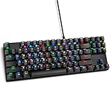 mechanische tastatur kaufen Beleuchtete Gaming-Tastatur mit 13 RGB-Hintergrundbeleuchtungsmodi Die Gaming-Tastatur verfügt über eine anpassbare RGB-Hintergrundbeleuchtung oder eine LED-Beleuchtung zum Spielen in dunklen Umgebungen. Beleuchten Sie Ihre Tastatur mit subtilen RGB-Mustern, die im Spiel unglaublich gut funktionieren. Sie sieht aber auch gut aus und enthält hochwertige Teile, die lange halten können