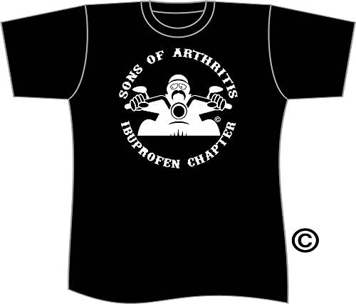 Son's Of Arthritis T-Shirt - 100% Heavy Duty Cotton! - BLACK (2XL)