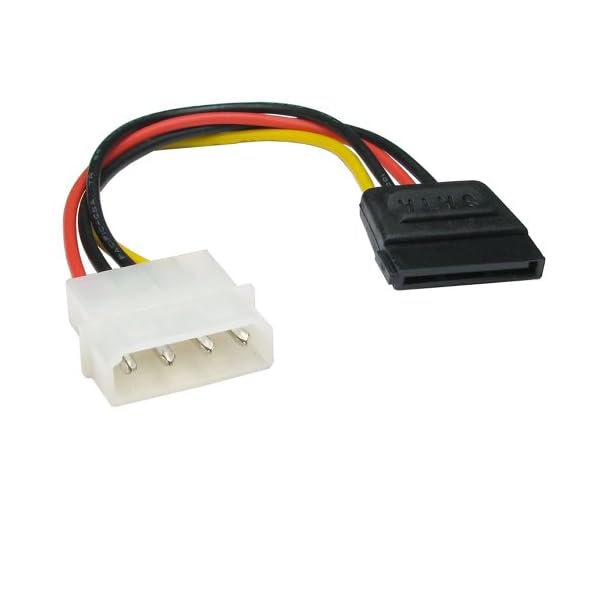 Molex LP4 4 Pines a SATA 15 Pines Energía Adaptador Cable Cable