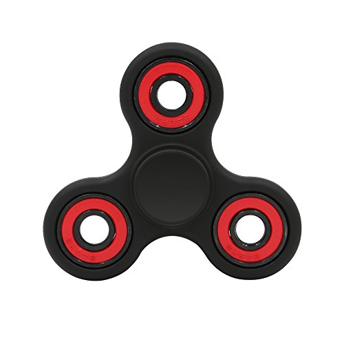 Lodabodkin Fidget Spinner Toy Stress Reducer-Perfect For ADD, ADHD, Anxiety, and Autism Adult Children (Red) Lodabodkin Fidget Spinner Toy Stress Reducer-Perfect For ADD, ADHD, Anxiety, and Autism Adult Children (Red)