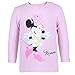 DISNEY Girls Minnie Mouse Sweatshirt, light pink, size 80, 12 months