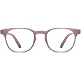 HUSTLR Zero Power Bluecut & Antiglare Computer Eyeglasses | Full Rim Square | As Seen On Shark Tank | Peyush Bansal Glasses | For Men & Women | Medium | LB E14058-W