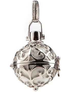 Engelsrufer Anhänger silber mit weißer Kugel ER-01-S