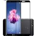 Produktbild HOWEHORC 2 STÜCKE 9 H Full Cover Gehärtetes Glas, Für Huawei P Smart Dual SIM Displayschutzfolie, Für Huawei PSmart FIG Schutzglasfolie