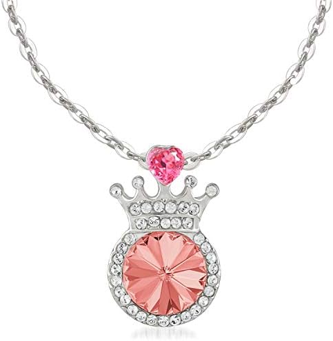 Mahi Rhodium Plated Elegant Valentine Swarovski Solitaire Pendant for Girls and Women PS1104373RRPin