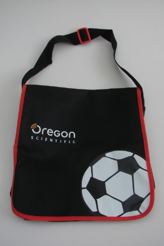 Preisvergleich Produktbild Oregon Scientific Laptop Glitter Tasche (schwarz / Fußball Design)