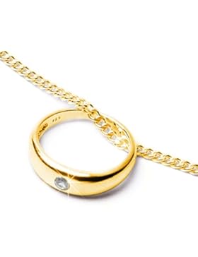 Schmuck Klein Goldener Taufring mit Zirkonia weiß Ø 12 mm 333/- Gold Taufgeschenk