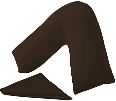 V Pillow case -Chocolate