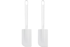 BIVOFU 2PCS Maryse Pâtisserie Professionnel Spatule Cuisine en Caoutchouc, Cuisine Spatule Silicone Résistantes à,Chaleur, Grattoir Flexible et Antiadhésif, pour Mélanger Remuant Raclant