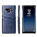 Produktbild Für Samsung Galaxy Note 9 Hülle , 2018 Lederhülle Handyhülle Geldhalter Schutzhülle Etui Tasche Leder Flip Case Cover für Samsung Galaxy Note 9 6.4 Zoll (Blau)