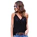 Produktbild Top für Damen lmmvp Frauen Hohl Out Pullover ärmellos Casual Massiv Bluse