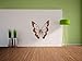 Produktbild Schmetterling Wandtattoo Format: 600x550 mm_d Wandbild, Wandaufkleber, Wandsticker Dekoration für Wohnzimmer, Schlafzimmer und Kinderzimmer