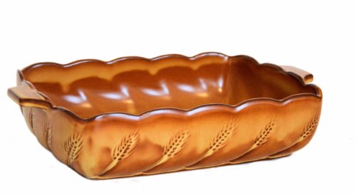 Rechteckige Backform, Auflaufform, Lasagneform, Ofenform aus Keramik - Keramikform