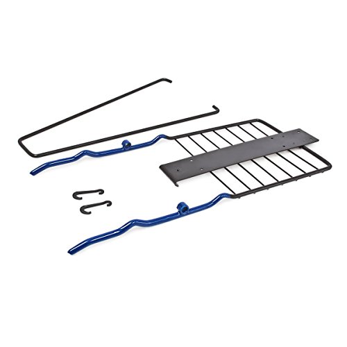 Relaxdays Fahrradhalterung, Für 2 Fahrräder, Fahrradhalter zur Wandmontage, Max. 50 kg, HBT 43,5 x 34 x 67 cm, schwarz / blau - 3