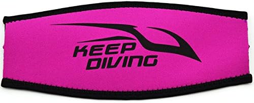 Poloeds Hair Stap Scuba Diving Snorkel Neoprene Cover Padded Protection Mask Strap Sports Hair Band 1Pcs (Plum)
