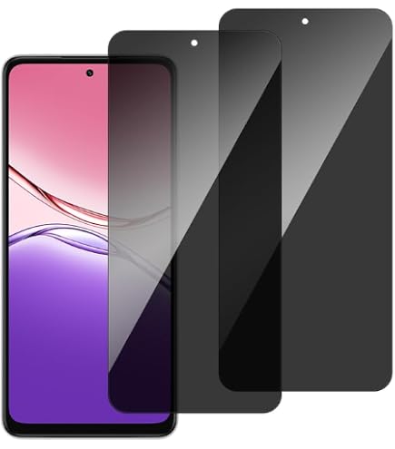 Pellicola Privacy Vetro Temperato 9H Per OPPO A6 Pro 4G/5G - 2 Pezzi Schermo + 2 Pezzi Fotocamera, Anti-Spy