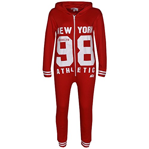 A2Z 4 Kids® Bambini Unisex Ragazze Ragazzi NEW YORK - cotton Onesie N Y Red 11-12