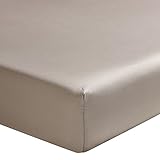 designers guild stoffen outlet Trocknergeeignet DESIGNERS GUILD de Noho Spannbettlaken, Satin-Baumwolle, 160 x 200 cm Cendre