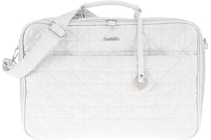 NANAN BORSA MAMMA TRAPUNTATA BIANCA