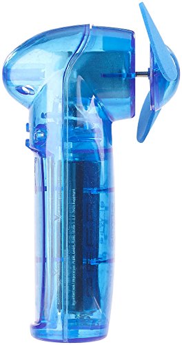 PEARL Batterie-betriebener Mini-Hand- und Taschen-Ventilator, blau - 5