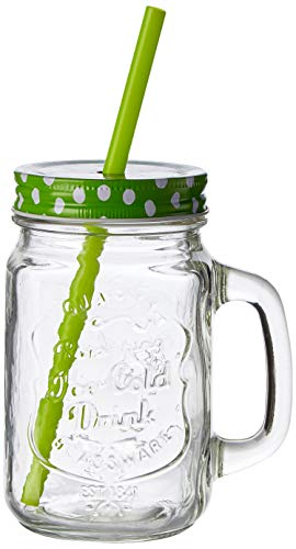 Vintage Coconut - Jarra con tapa y pajita