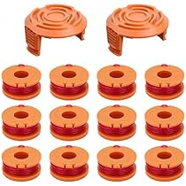 Coperture Di Ricambio Per Bobina Decespugliatore Worx - Confezione Da 2 Pezzi, Compatibili Con Modelli WG150, WG151, WG155E, WG157E, WG163E, WG169E