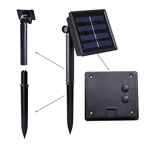 Kohree Solar Lichterkette/Außenlichterketter mit 120 LED, Beleuchtung für Outdoor, Garten, Haus Weihnachtsfest, Hochzeit - 7