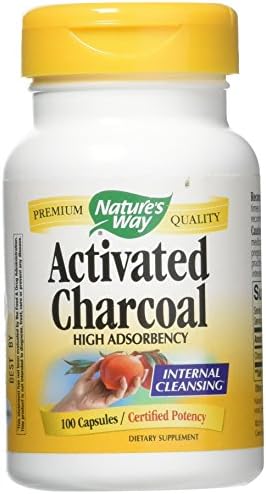 Nature's Way Activated Charcoal High Absorbency Supplement, 200 Count