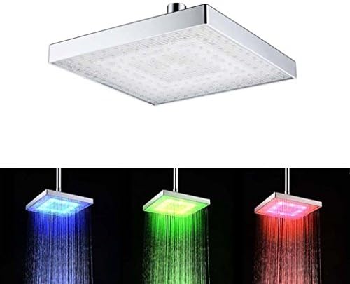 Shower Head with 7-LED Automatic Colour Changing Light - Anti-limescale