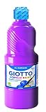 Capacidad: 500 ml Giotto-533710 Témpera acrílica, Botella de 500 ml. Color Magenta, 533710