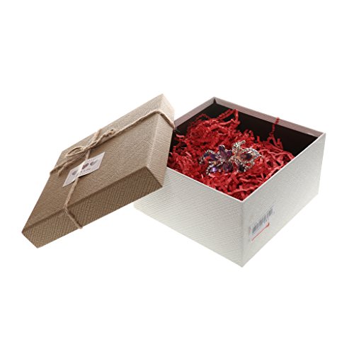 50 Gramm Geschreddert Seidenpapier Verpackung Füller Geschenk Tissue-Papier – Rot - 3