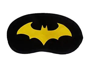 Jenna Yellow Bat Cartoon Face Sleeping Eye Mask