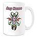 Produktbild Personalisiertes Geschenk, großer Demon Hunter Illidan Stormrage Tasse (MMORPG Design Thema, weiß) – alle Nachricht/Name auf Ihre einzigartige – World of Warcraft Online RPG Spiel Blizzard WOW ALLIANCE Horde Burning Crusade Wrath Lich King Cataclysm Mists Pandaria Kriegsherren draenor Legion Verräters Lord Scherbenwelt schwarz Tempel Warglaive Azzinoth RAID Dungeon Boss
